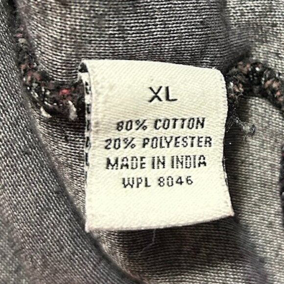 Style & Co. Sport Velour Abstract Floral Cowl Neck Top Women's Size XL - Picture 9 of 9